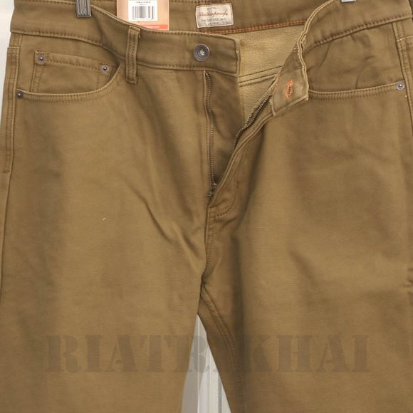 Brown‎ NWT Weatherproof Vintage Men’s Fleece Lined Pant - Picture 3 of 8